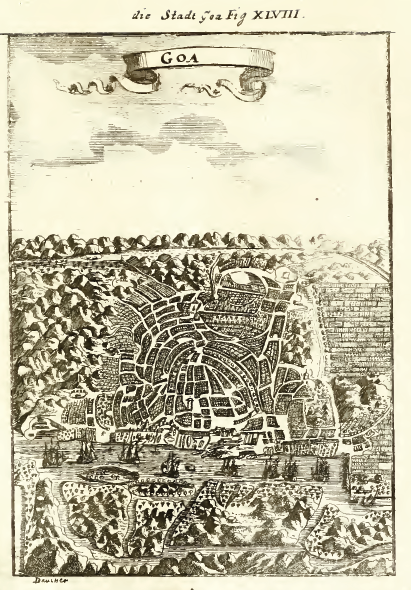 'Die Stadt Goa', A. Manesson (German edn., 1719)