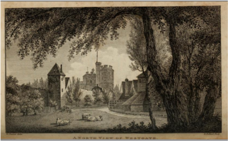 ENGRAVING A Nth View Of Westgate HistCityCant Hasted E 1801 OppP77.PNG