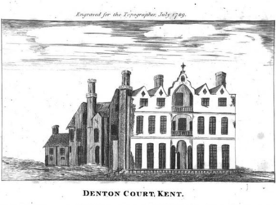 ENGRAVING Denton Court The Topographer 1789 P234P235.PNG